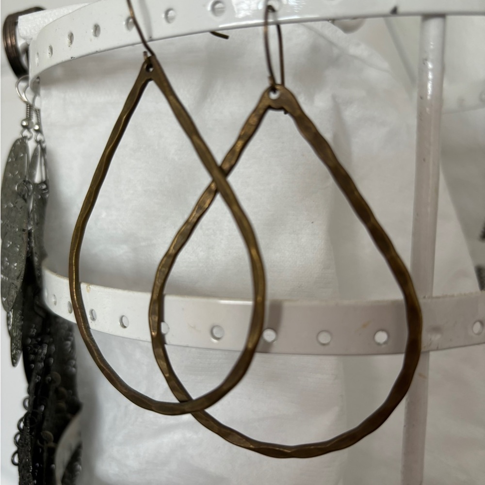 Bronze Teardrop Earrings